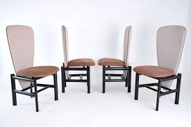 For Sale Set Of 4 Mid Century Dutch Dining Chairs Dining Chairs Oak Dining Chairs Chair