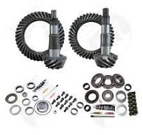Yukon Gear Differential Rebuild Kit; Includes Front and Rear 4.56-Ring and Pinion Set (03-10 4WD 5.9L, 6.7L or 8.0L RAM 3500)