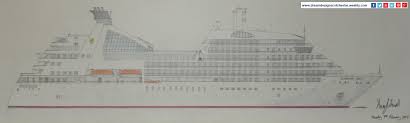 Harrycotterill Drawing Of Seabourn Seabournquest Cruise Cruise Drawings Event