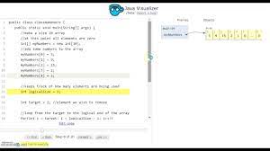 Please check below code, must help remove array in program. Remove Array Element In Java Youtube