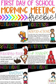 Online meeting games like those below can help. Free Morning Meeting Slides First Day Of School Distance Learning Social Emotional Learning Digital Learning Classroom First Day Of School