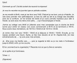 Francais Dans La Tour Ma Journee