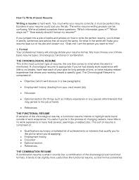 How To Write A Good Resume Resume Writing Cover Letter For Resume Resume