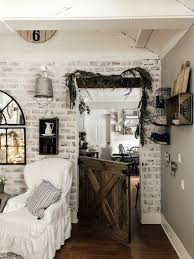 How To Paint A Faux Brick Accent Wall Diy In 2020 Fake Brick Wall Brick Wall Bedroom Brick Accent Walls