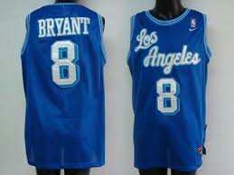 The los angeles lakers decided to retire both jersey numbers worn by kobe bryant, the leading scorer in franchise history. Lakers 8 Kobe Bryant Embroidered Blue Nba Jersey Only 20 50usd Kobe Bryant Nba Jersey Cycling Outfit