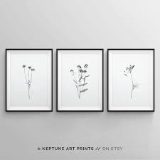 Maybe you would like to learn more about one of these? Set Of 3 Black And White Art Prints Minimalist Wall Art Prints Modern Floral Flowers Poster Set 3 Piece Wall Decor Plants Zen Peace Minimalist Wall Art White Art Etsy Wall Art