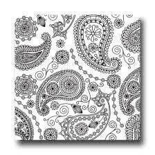 Monochrome blow ups, abstract layers & modern art deco. Servietten Paisley Muster 20er Pack Gunstig Kaufen Bei Partydeko De