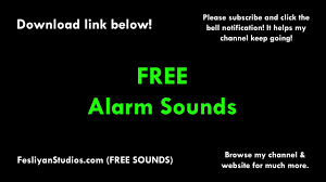 There are many websites offering. Free Alarm Sound Effects Mp3 Download Fesliyanstudios