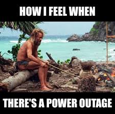 An internet outage or internet blackout is the complete or partial failure of the internet services. Tinian Memes Humor Power Outages On The Island Got Me Like Facebook