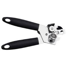 A can opener (in north american english and australian english) or tin opener (used in british english) is a mechanical device used to open tin cans (metal cans). Bulk Cooking Concepts Black Plastic Grip Can Openers Dollar Tree