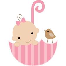 Baby And Bird In Umbrella Cake Topper Statuette Zazzle Com Baby Clip Art Baby Shower Clipart Baby Cards