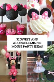 Items similar to hand painted kids chalk table minnie mouse inspired on etsy. 32 Sweet And Adorable Minnie Mouse Party Ideas Shelterness