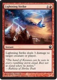 Lightning Strike From Theros Spoiler