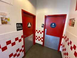 Instead of taking sides on whether or not sexual predators will be invading the restrooms of our stores or public my intent on the previous post was to discuss architectural design details for the proposed bathroom. Local Five Guys Changes Men S Bathroom To Gender Neutral While Keeping Women S Exclusive Mensrights