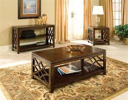 Standard Furniture Woodmont Brown Cherry Coffee Table Set Coffee Table Standard Furniture Furniture