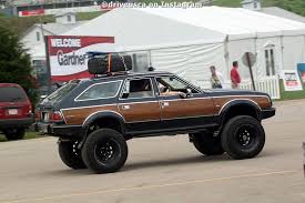 This is the way amc should have built the amc eagle!! Lifted Amc Eagle At Road America 2014 Lifted Cars Wagon Cars Drag Racing Cars