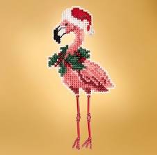 Mill Hill 2019 Winter Holiday Ornament Holiday Flamingo