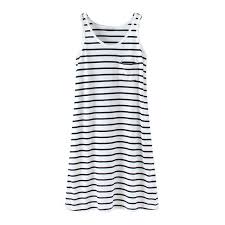 Black And White Striped Tank Top Dress Striped Tank Dress With Pocket Detail Disheefashion Striped Tank Dress Tank Dress Pocket Dress