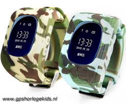 Gps Horloge Kind Camouflage Tracker Telefoon En Sos Scherpe Prijs