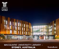 This Library In Sydney Australia Uses Robot Cranes To Pick Up Books And Convey Them To The Front Desk The Beautiful B Macquarie University University Library
