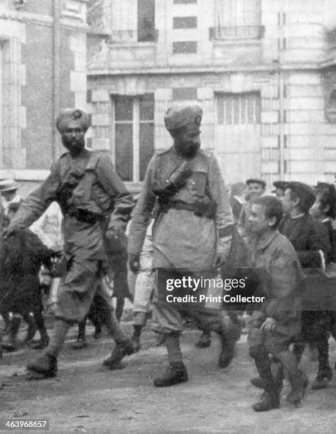 Soldiers from the British Indian Army, France, c1915. The British... News Photo - Getty Images