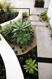 Webb Brown Neaves Swanbourne Front Garden Design Succulent Landscape Design Modern Landscaping