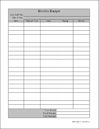 Business Expense Report Template Monthly Business Budget Template ...