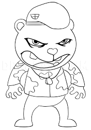 How To Draw Flippy From Happy Tree Friends, Step By Step, Drawing Guide, By  Dawn - Dragoart
