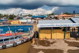 Port in Benjamin Constant editorial photography. Image of human