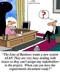 Humor Cartoon As A Business Analyst Do You Ever Have To Guess The Requirements Business Analyst Humor Business Analyst Cool Business Cards