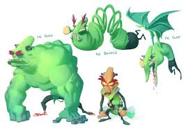 N. Brio Monster Forms Art - Crash Bandicoot 4: It's About Time Art Gallery