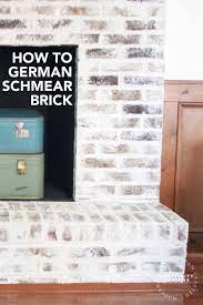 I think want to use mortar, not paint it. How To German Schmear Brick Mortar Wash Fireplace Makeover Craftivity Designs