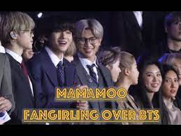 Meet the idols who were friends first and idol buddies later. Mamamoo Fangirling Over Bts Bts X Mamamoo Youtube