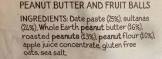 Power Balls Classic Peanut Butter Protein Snack