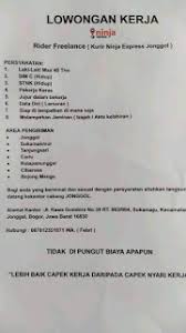 Loker kendal com mempunya daftar lowongan kerja kurir di anter aja cabang area kendal. Loker Kurir Gombong Lamar Lowongan Kerja Kurir Terbaru 2021 Jobs Id
