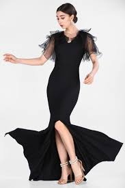 Kollari Tullu Siyah Abiye D2 130372 Kapida Odemeli Ucuz Bayan Giyim Online Alisveris Sitesi Modivera Com Siyah Abiye Elbiseler The Dress