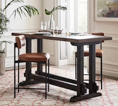 maison leather bar & counter stools