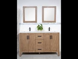 72 Inch White Oak Double Vanity Style