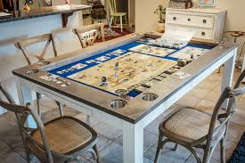 Custom Board Game Tables Based In Calgary Alberta Canada In 2020 Board Game Table Custom Board Games Table Games