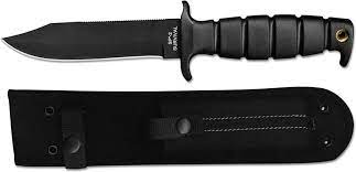 #1 ontario knives was founded in 1889 and has operated for over 100 years. Ontario 8680 Sp 2 Survival Knife Sawback Clip Point Fixed Blade Kraton Handle Usa Made