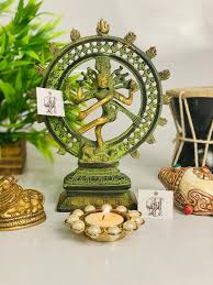 Some prefer decorative showpiece while other prefer statues of gods & goddesses. Antique Brass Nataraja Statue Showpiece Handmade Decorative Items Place Card Holders Handmade Decorations