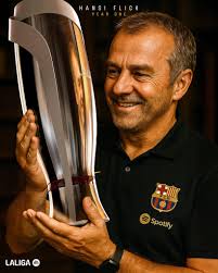 Barcelona coach wins 3 titles with 74% win rate