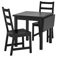 Nordviken Nordviken Table And 2 Chairs Black Black Ikea In 2020 Ikea Dining Chair Dining Room Table Chairs Small Dining Table Set
