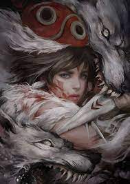 Princess Mononoke 2 By Muju On Deviantart Ghibli Art Studio Ghibli Art Anime Art