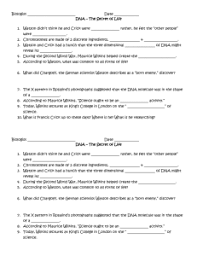 Name:_ advanced foods modern marvels:the butcher video worksheet please go to one of these links to watch the episode of modern marvels, or search on your phone or tablet, and follow along with this video worksheet and answer the questions. Dna The Secret Of Life Movie Worksheet Answers James D Watson Infosuba Org