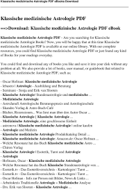 Ein praxisbuch es wurde von jemandem geschrieben, der als. Klassische Medizinische Astrologie Pdf Pdf Free Download