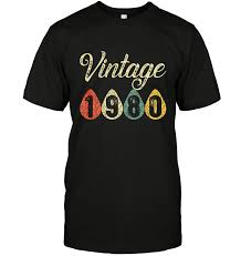 Makes me 40 mug funny 40th birthday gifts presents for. Vintage Retro 1980 40 Years Old 40th Birthday Gift Men Women Unisex T Shirt Teefurian Store
