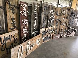 Handmade Wooden Pallet Signs With Wood Words Letters Wall Art Diy Wood Signs Wooden Pallet Signs Word Wall Decor