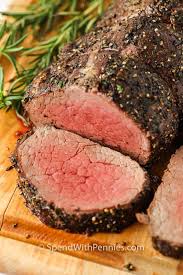 The trimmed version has the fat and silver skin from the cow's sides largely removed and is smoothly cut with the side medallion taken out. Roast Beef Tenderloin Reverse Sear Spend With Pennies