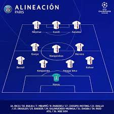 Pruna es el médico de máxima confianza de xavi pero tiene contrato en vigor hasta final de temporada y desde su actual club no tienen intención . Marcasports Alineacion Oficial Del Paris Saint Germain Atalanta Marcasportsgt Ucl Facebook